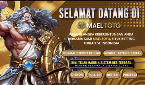 Maeltoto: Situs Toto Online Tergacor dan Terpercaya di Indonesia