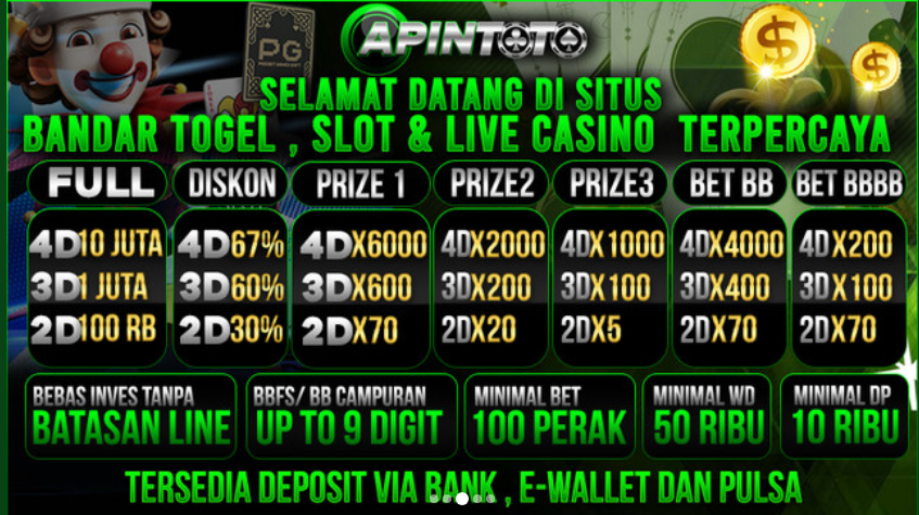 Situs Slot Indonesia dengan Ribuan Member Aktif – Apintoto
