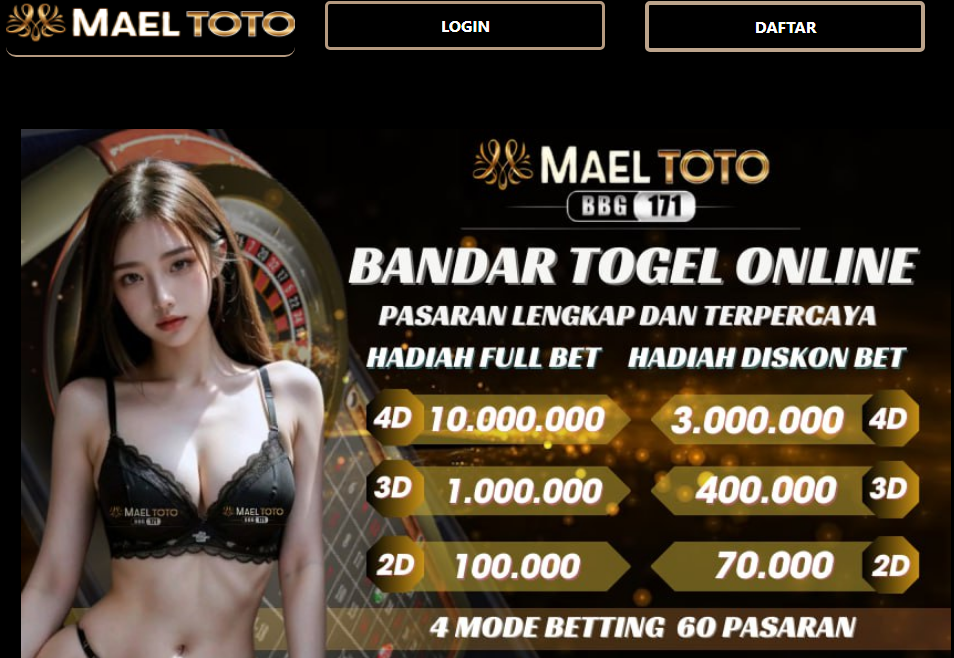 MaelToto Terlengkap dengan Permainan Togel, Slot, dan Live Casino Tergacor 2024