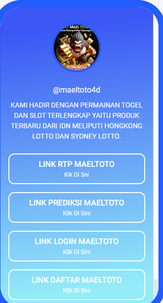 Hongkong Lotto Terbaik dengan Permainan Terlengkap Bersama Maeltoto